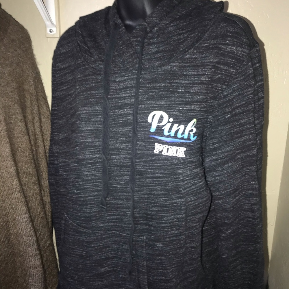 PINK VS grey hoodie